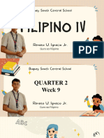 Q2 - FILIPINO4 - WEEK9 - Paglalarawan NG Tauhan Base Sa Kilos