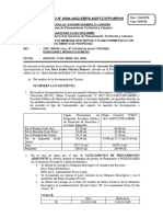 Informe N°0000 - Observado - Gerardo Morales Champa - Exp. 560546