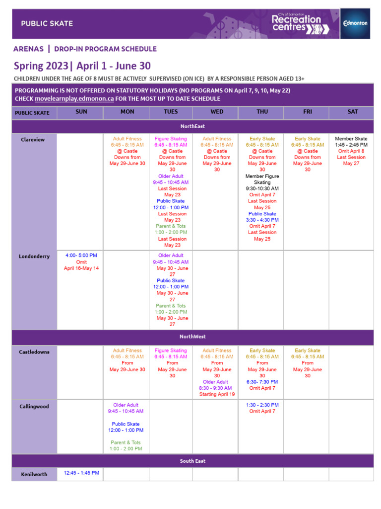 Planet Ice Maple Ridge Public Skate Schedule
