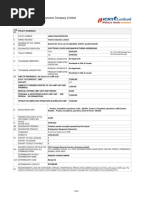 ACORD 75 Insurance Binder Sample | PDF