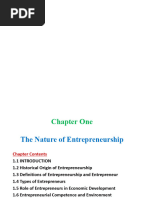 CH 1& 3 Modified The Nature of Entrepreneurship 2 2 2