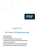 CH 1& 3 Modified The Nature of Entrepreneurship 2 2 2