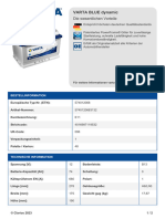 VARTA BLUE Dynamic: Die Wesentlichen Vorteile