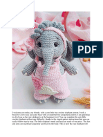 Cute Little Crochet Elephant Amigurumi Free Pattern