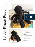 Spider Finger Puppet by Kayla Pins Materials