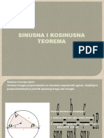 Sinusna i Kosinusna Teorema(1)