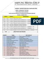 Jadwal Lomba Selasa, 19 Maret 2024