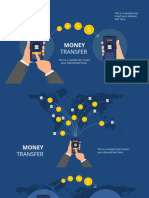 01 Money Transfer Illustration For Powerpoint 16x9