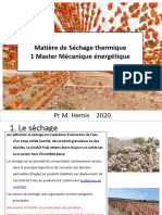 Matière de Séchage Thermique 1 Master Mécanique Énergétique