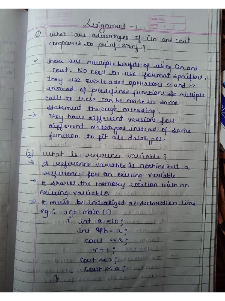 Assign 1 Oops | PDF