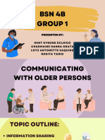 Communication With Older Persons