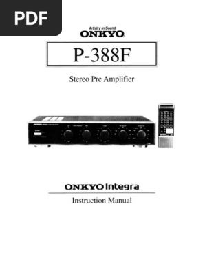 ホットセール - アートトラベルシューズ Onkyo PDF | Manual Owners F 388 P アンプ