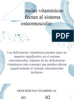 Deficiencias Vitaminicas Que Afectan Al Sistema Osteomuscular