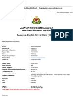 Gmail - Auto-Reply - Malaysia Digital Arrival Card (MDAC) - Registration Acknowledgement