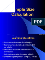 Sample Size (Revise)