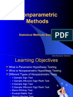 Non-Parametric Hypothesis Testing
