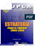 UPLA Estrategia Para El Trienio 2006-2009