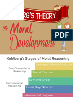 Kholberg’s Theory of Stages of Moral Development