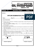 Phase - Ii Question Paper Class - V