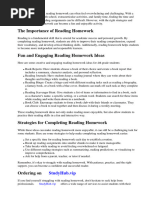 4th Grade Reading Homework Ideas