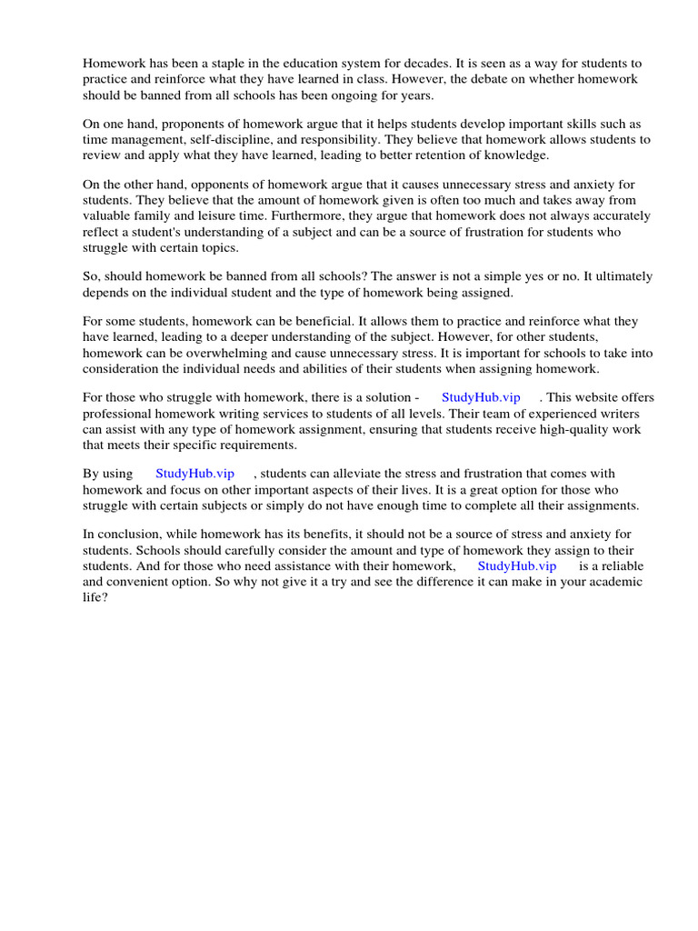 should-homework-be-banned-from-all-schools-pdf-homework-teachers