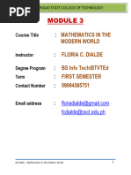 M 3 Problem Solving and Reasoning