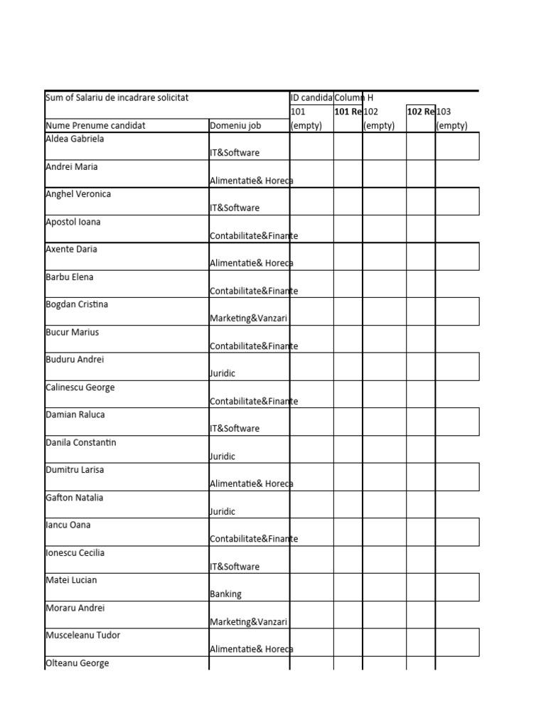 Test excel 2023 pdf