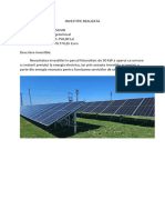 Parc Fotovoltaic 50 KW