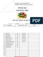 HK2 - SỔ ĐẦU BÀI LỚP 3 - CÔ TRÂM - PT