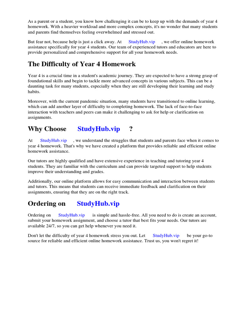 Homework for year 4 online pdf worksheet homework