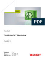 TE1111 TC3 EtherCAT Simulation de