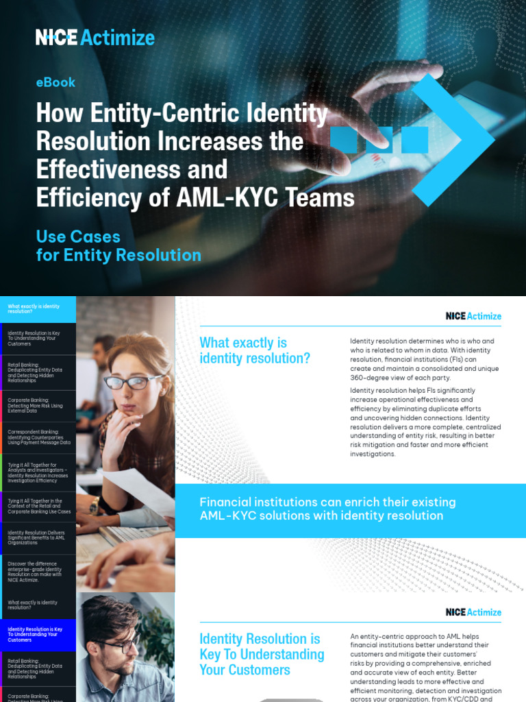 Boosting AML-KYC with Identity Resolution | PDF | Banks | Regulatory ...