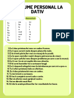 Pronume Personal La Dativ Grammar Worksheet