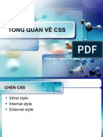 Tổng Quan Về Css: Giảng viên: Nguyễn Thị Hồng Yến