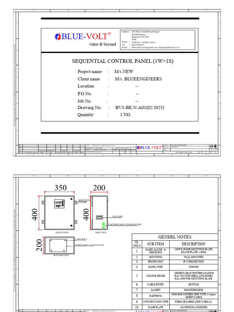 Sequential Control Panel Overview | PDF | Building Engineering | Materials