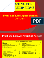 Partnership Firms Part 2 Appropriation of Profit