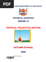 Vertical Projectile Motion