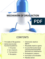 Mechanism of drug action