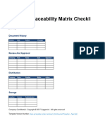 Checklist - For - Software Traceability Matrix