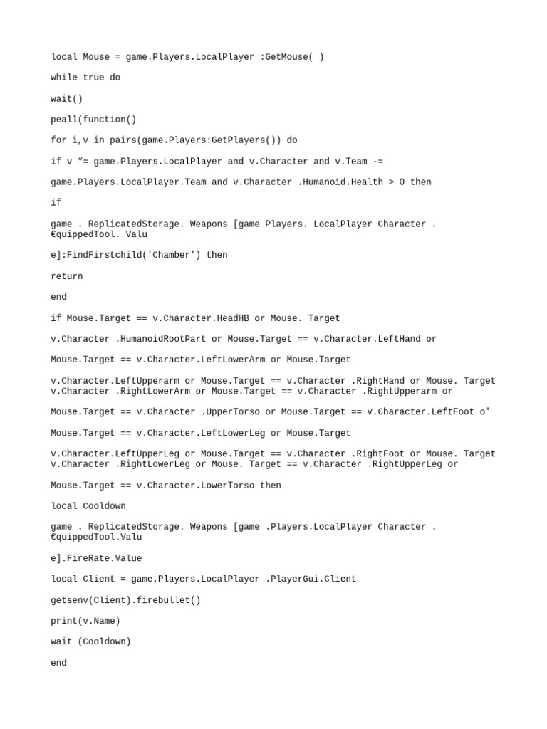 Roblox Scripting for PvP Games | PDF