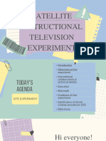 SATELLITE INSTRUCTIONAL TELEVISION EXPERIMENT (1)