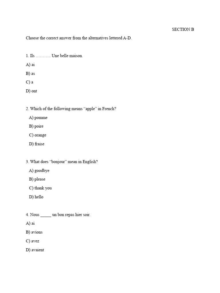 Examen de Français 6ème Primaire 2025 | PDF | Language Arts ...