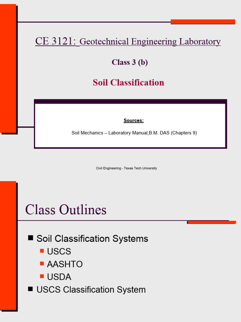 Soil Classification in Geotechnical Engineering | PDF | Civil ...