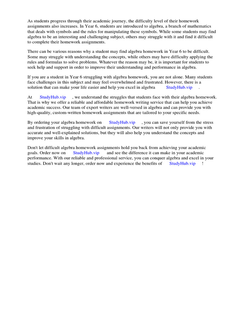 Algebra homework year 6 pdf mathematics algebra