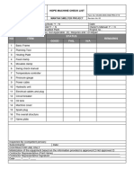MS-DD-3000-HSE-FRM-0119 - HDPE Machine Inspection Checklist