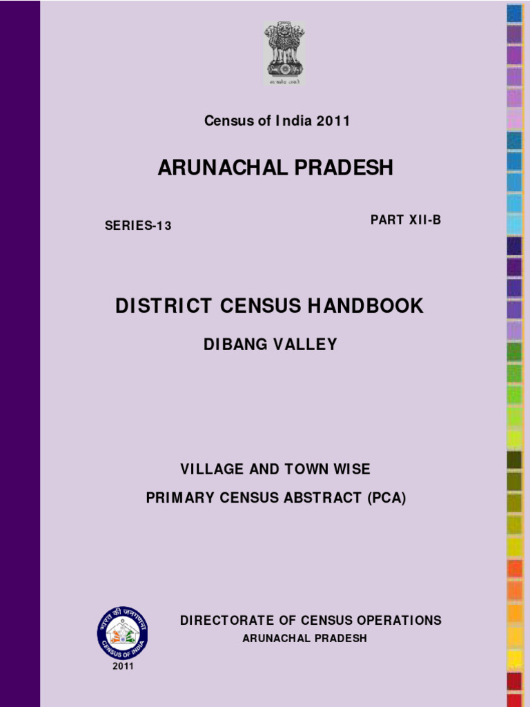 Dibang Valley District Census 2011 | PDF | Household | Census