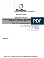 Kgn-gdd-050-2024-Tender For Supply, Installation and Commissioning of A Fiber Optic Cable Network at Olkaria.