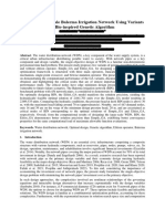 Design of Real-Scale Balerma Irrigation Network Using Variants of Bio-Inspired Genetic Algorithm