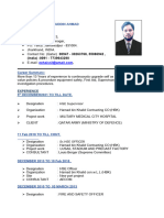 CV of HSE Supervisor 1