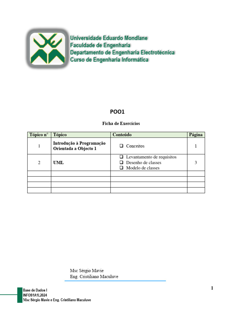 Exercícios de POO e UML em Java | PDF | Orquestras | Classe ...